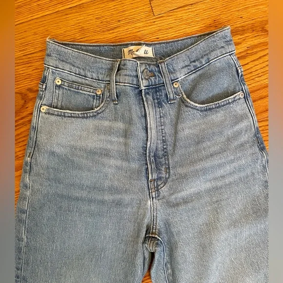 Madewell perfect vintage straight Jean in hoye wash - Picture 7 of 9